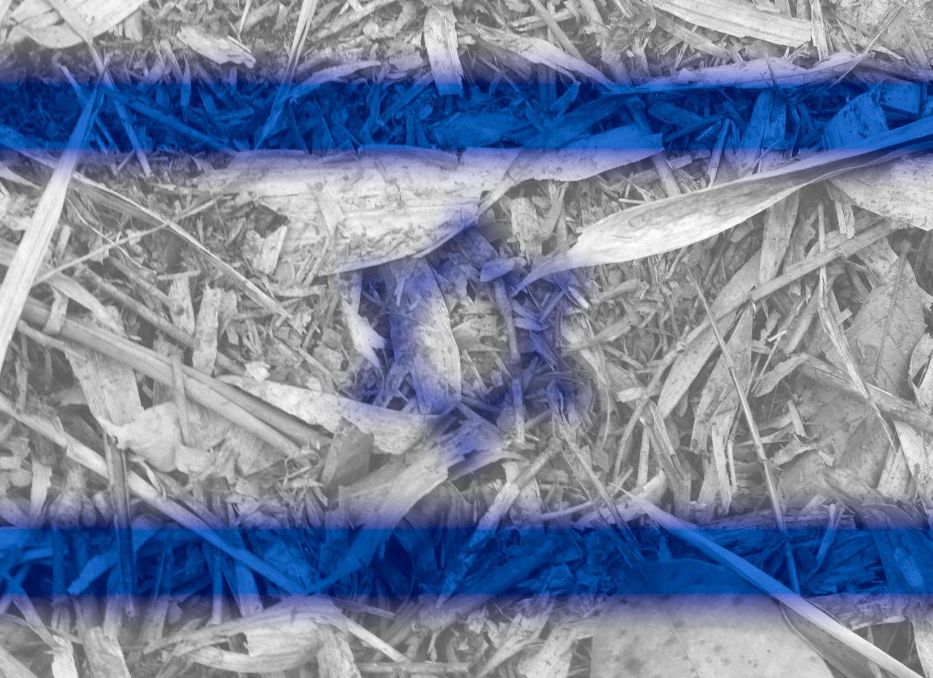 israeli flag texture as a background photo