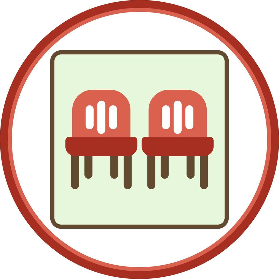 Waiting Room Vector Icon Design
