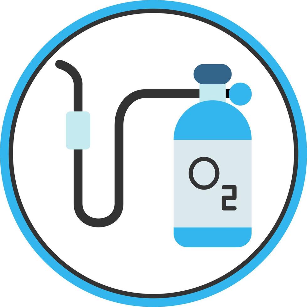 Oxygen Tank Vector Icon Design