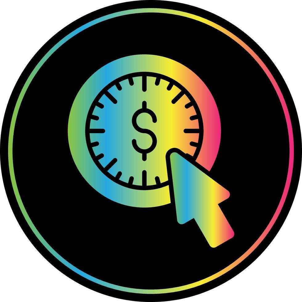 Pay Per Click Vector Icon Design
