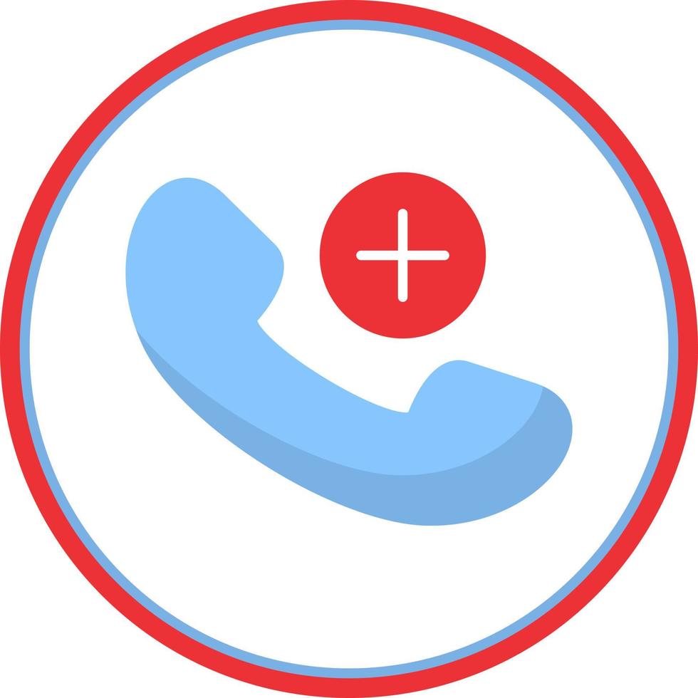 Medical Service on Call Vector Icon Design