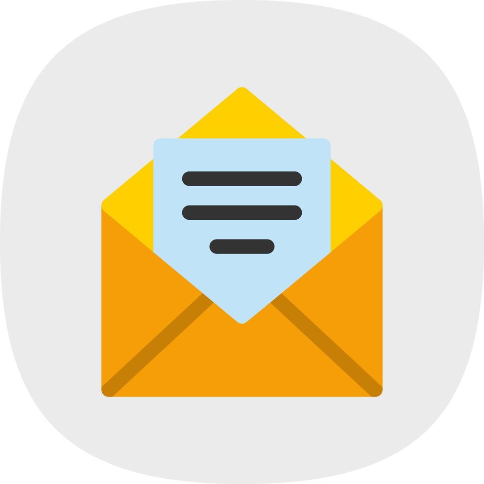 Newsletter Vector Icon Design