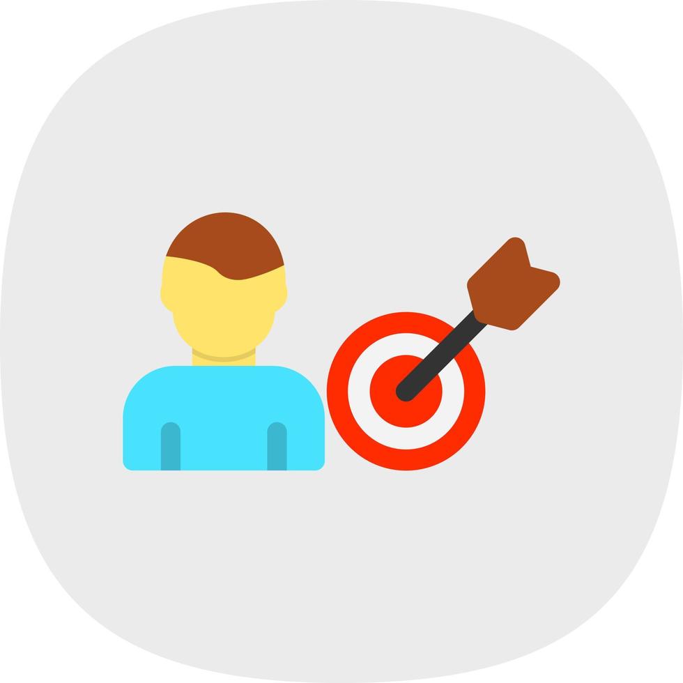 User Target Vector Icon Design