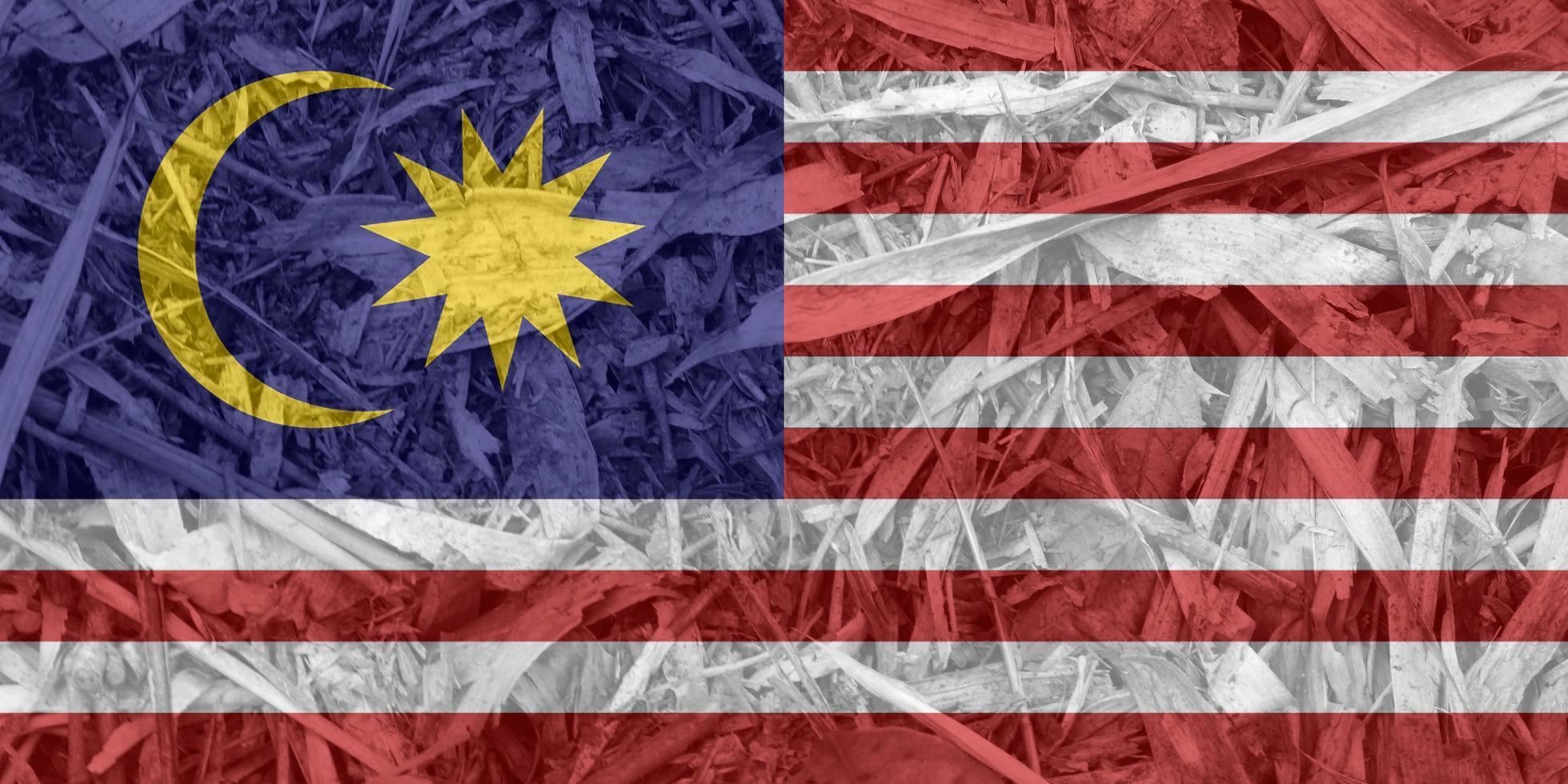 malaysia flag texture as a background photo