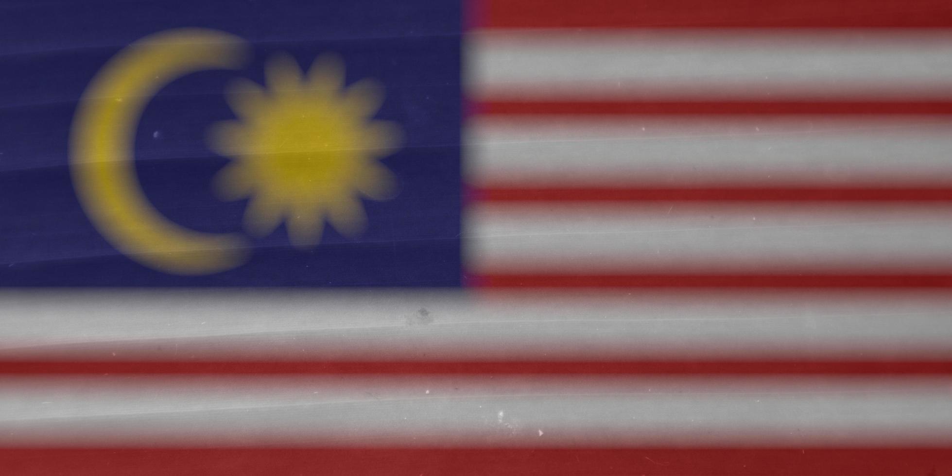 malaysia flag texture as a background photo