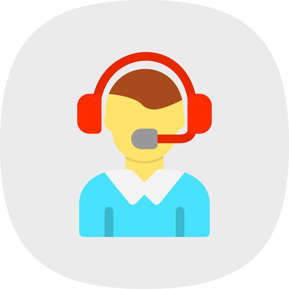Customer Support Vector Icon Design