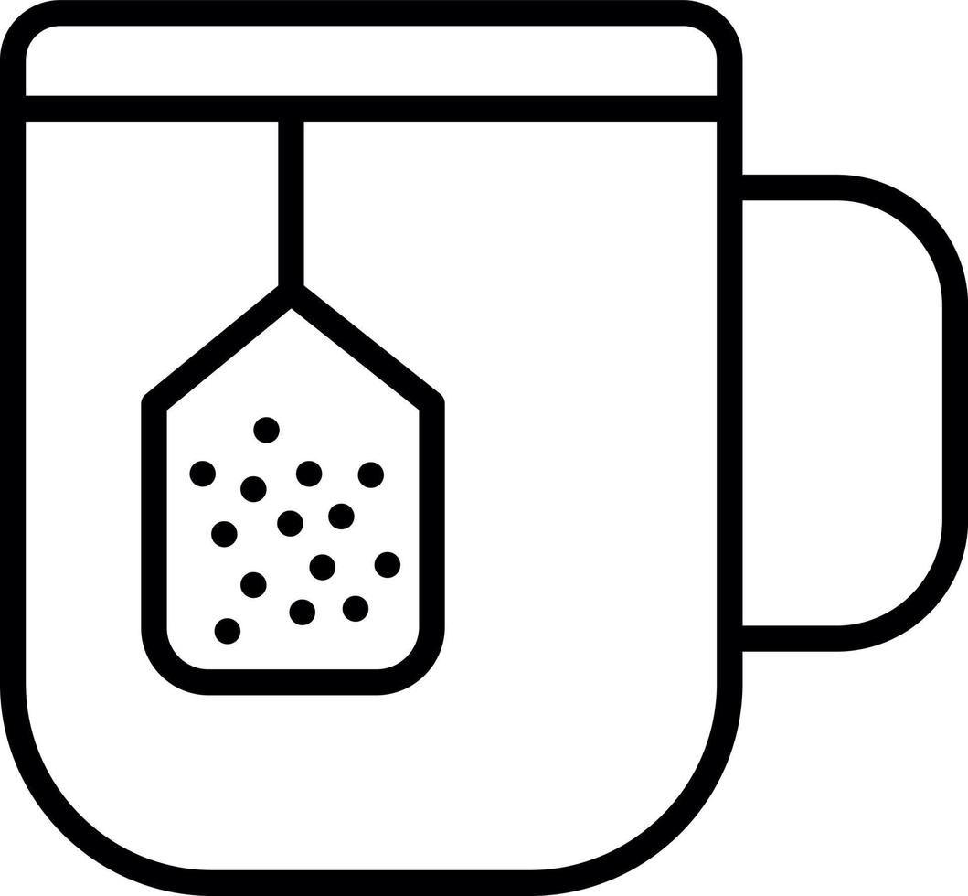 diseño de icono de vector de bebida de infusión