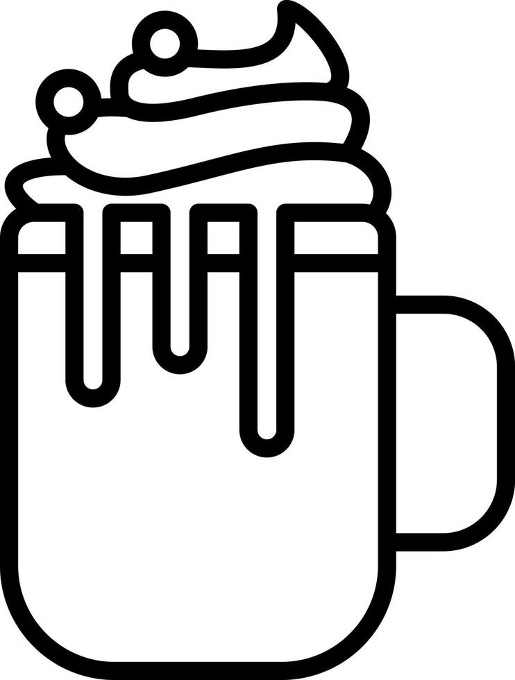 Hot Chocolate Vector Icon Design