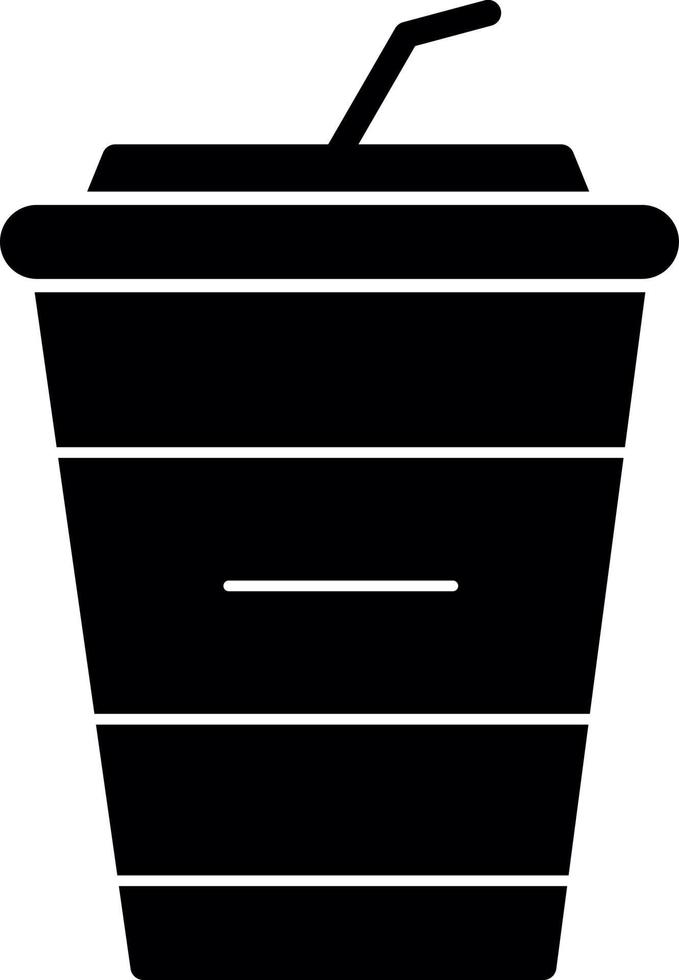 Milkshake Vector Icon Design