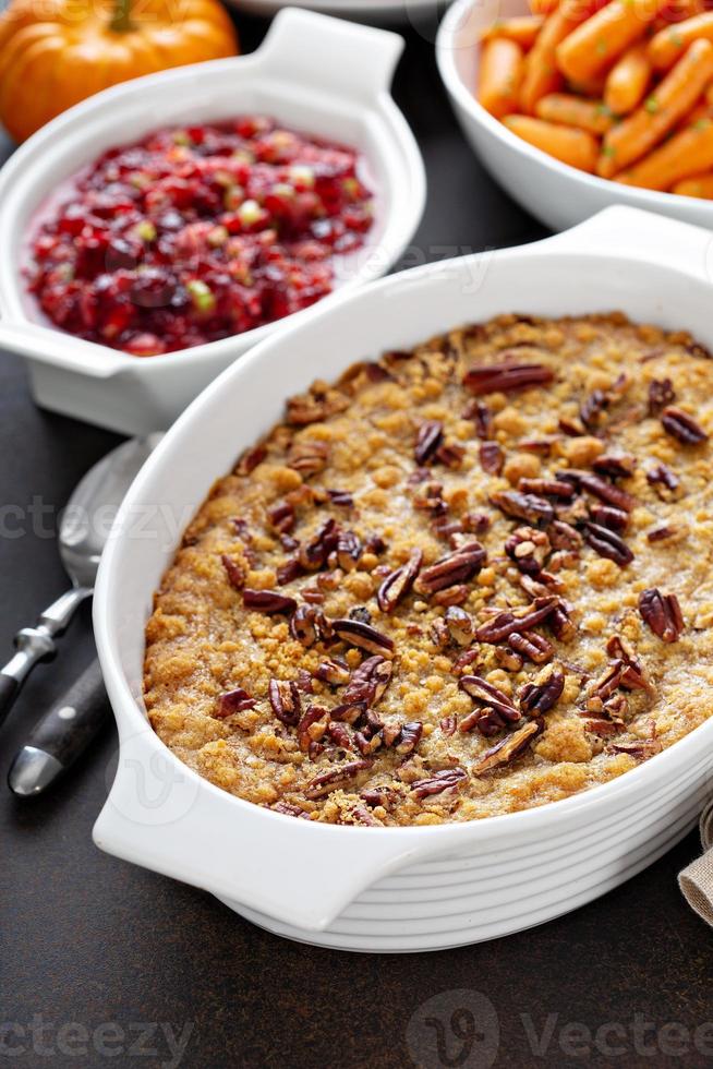 Sweet potato casserole photo