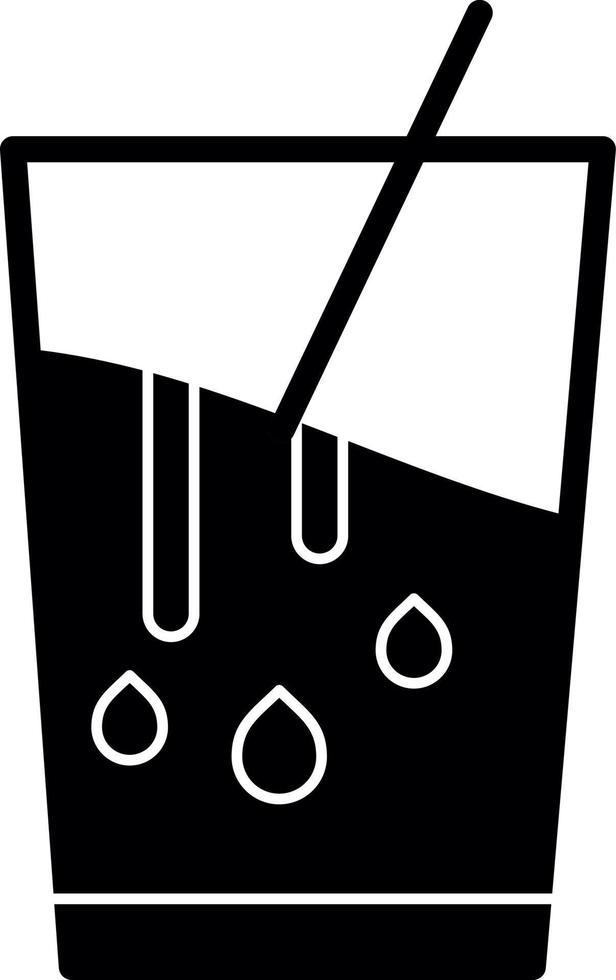 Chocolate Milk Vector Icon Design