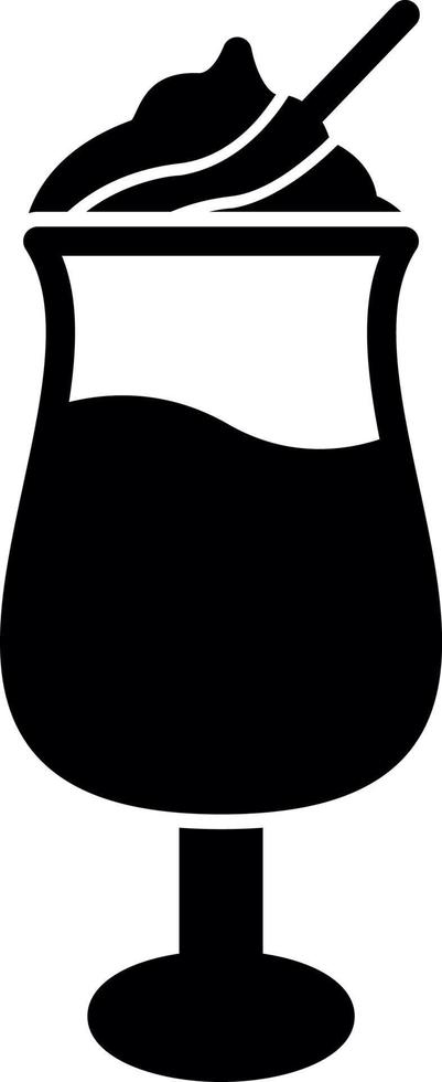 Latte Macchiato Vector Icon Design