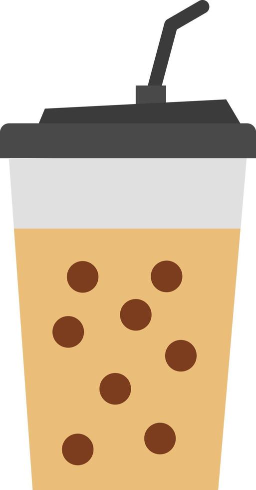 Bubble Tea Vector Icon Design