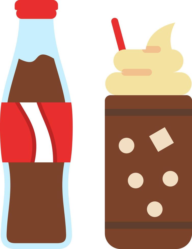 Cream Soda Vector Icon Design