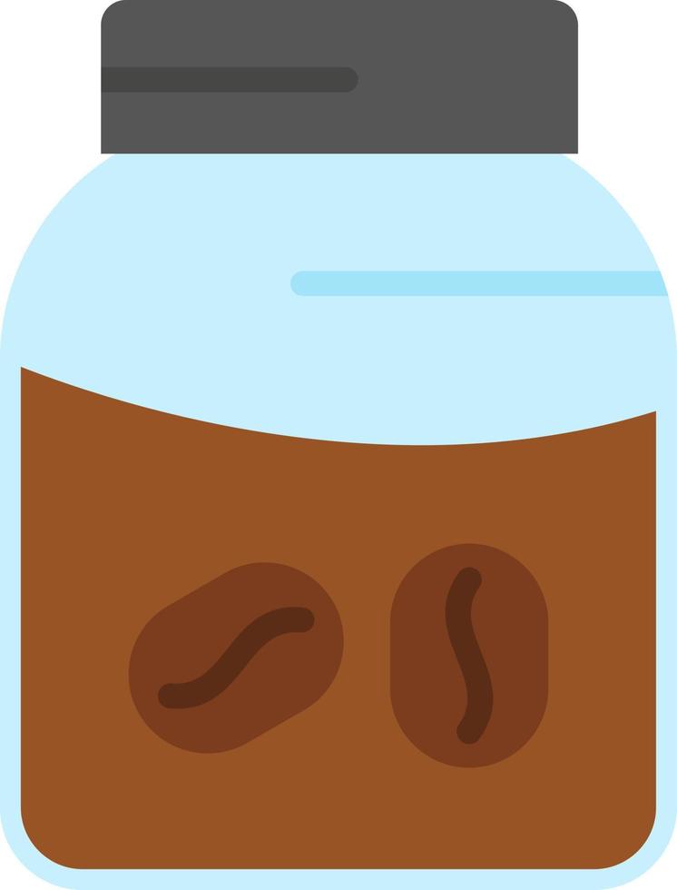 Coffee Jar Vector Icon Design