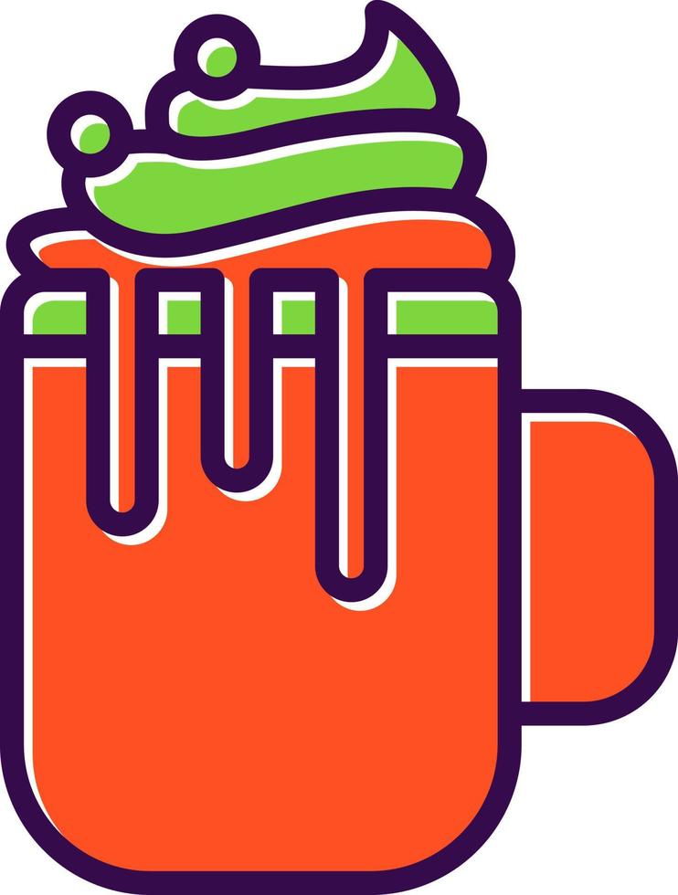 Hot Chocolate Vector Icon Design