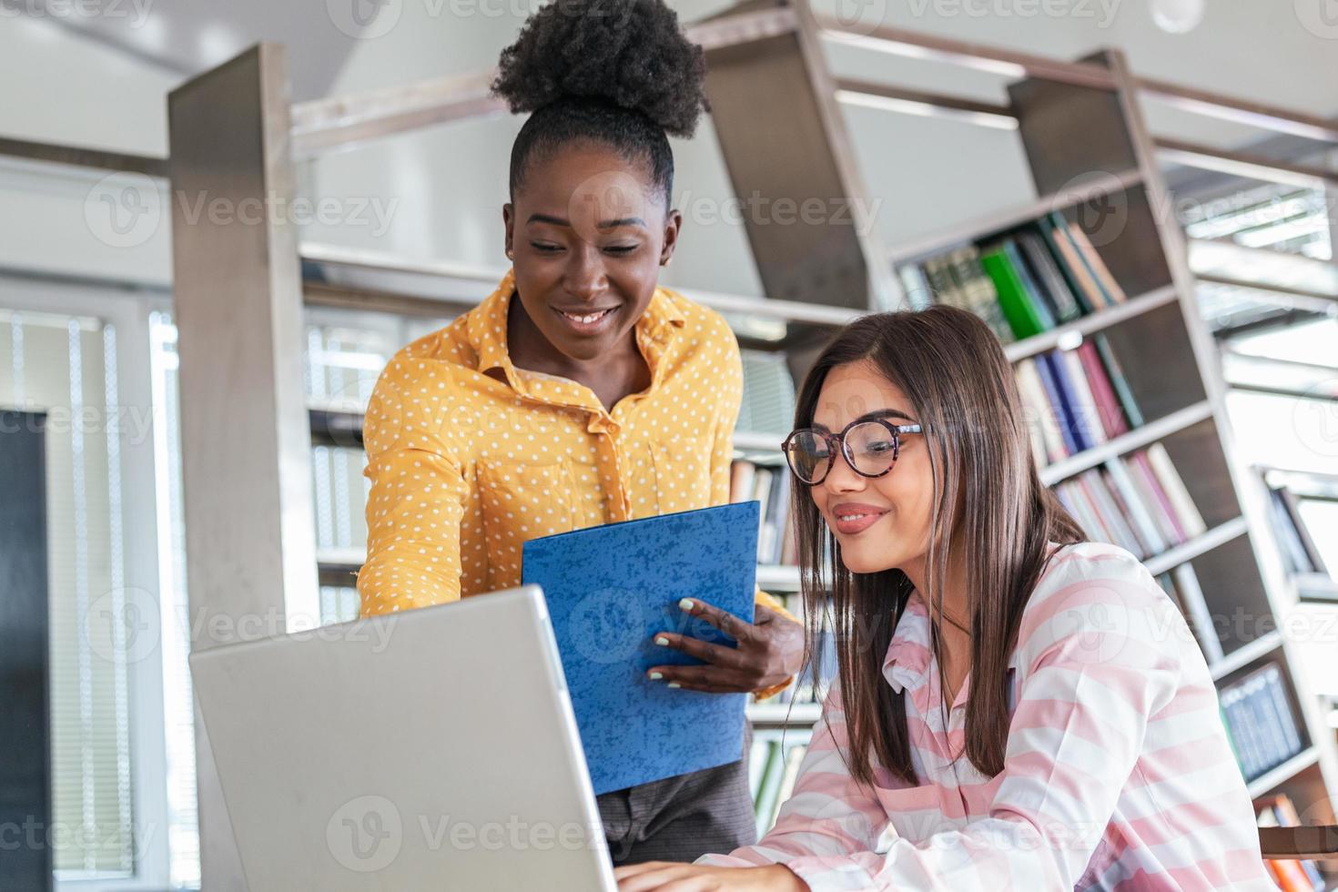 Image of business partners discussing documents and ideas at meeting. Business project team working together at office. Idea presentation, analyze plans. photo