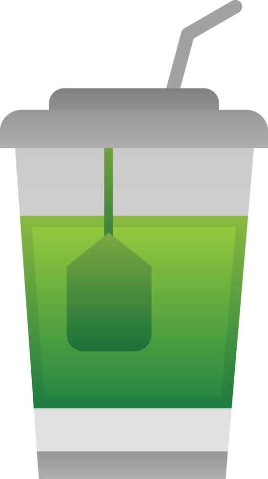 Ice Tea Vector Icon Design