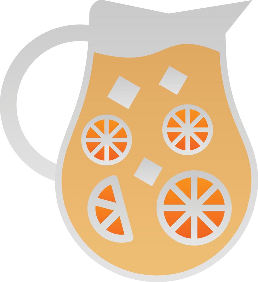 diseño de icono de vector de jarra de limonada