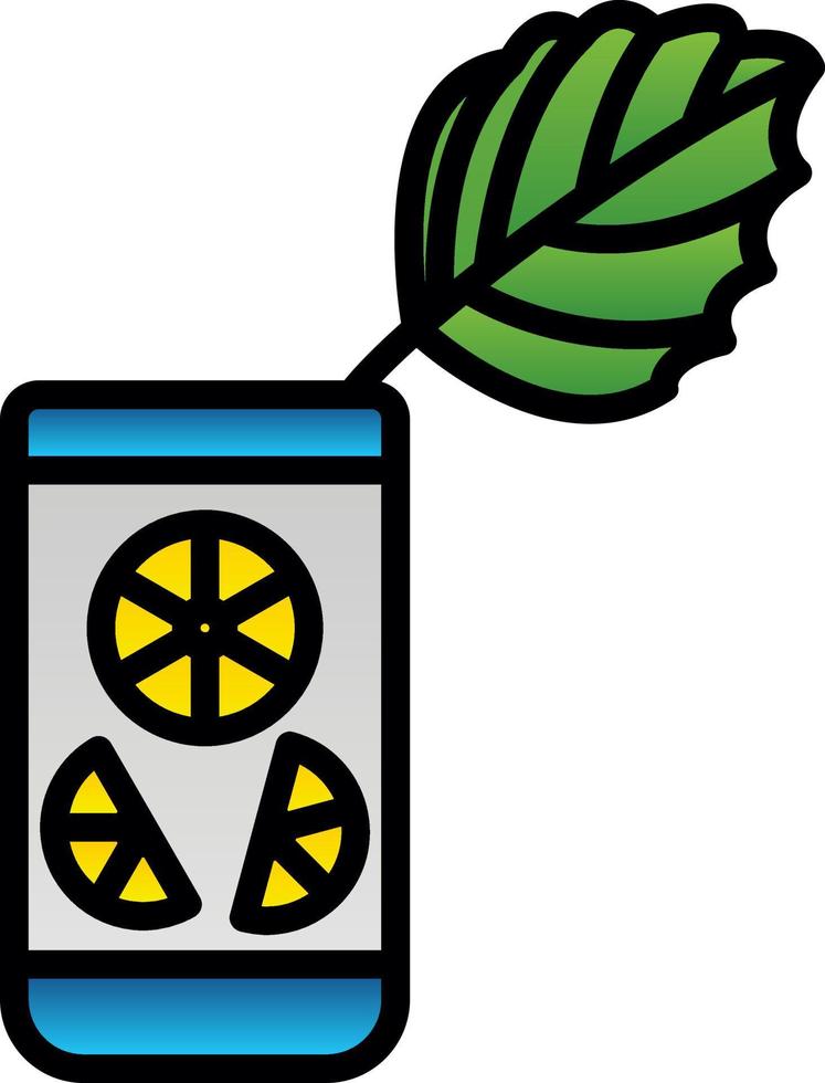 diseño de icono de vector de mojito