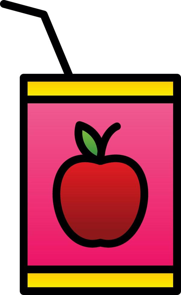 Juice Box Vector Icon Design