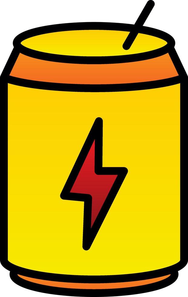 Energy Drink Vector Icon Design