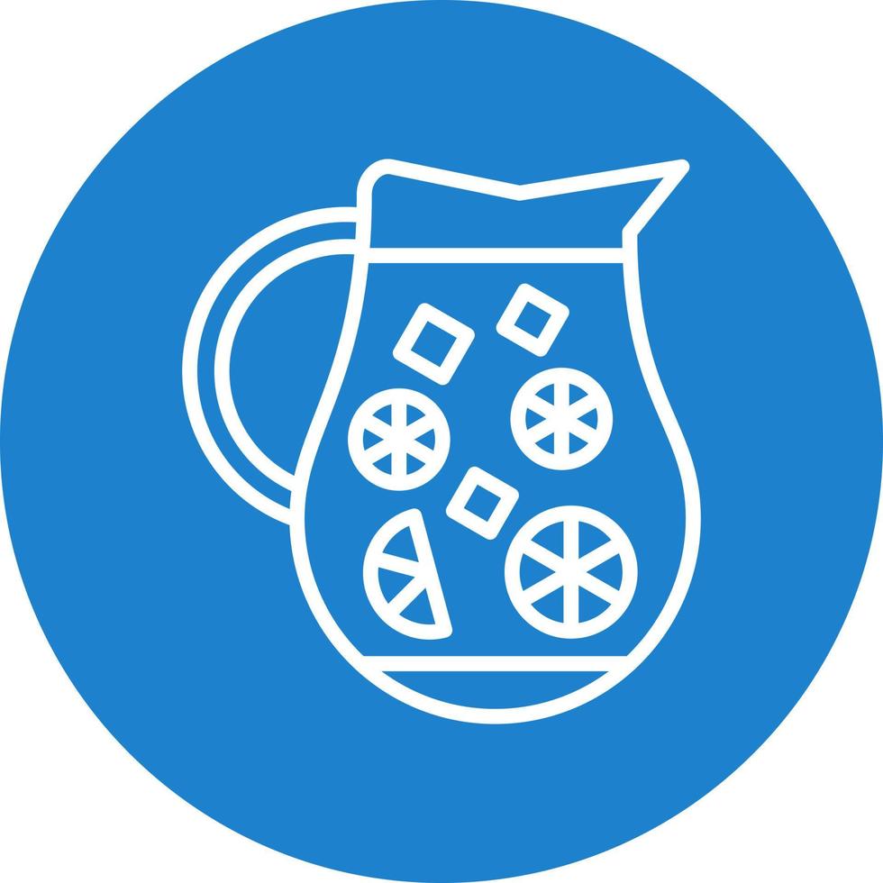 Lemonade Jug Vector Icon Design