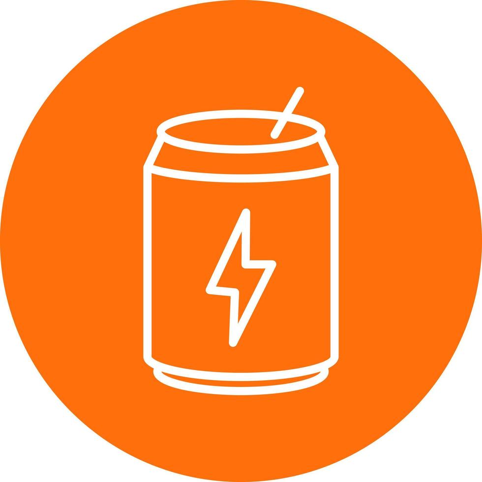 Energy Drink Vector Icon Design