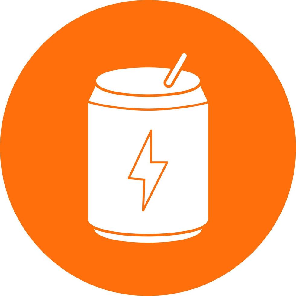 Energy Drink Vector Icon Design