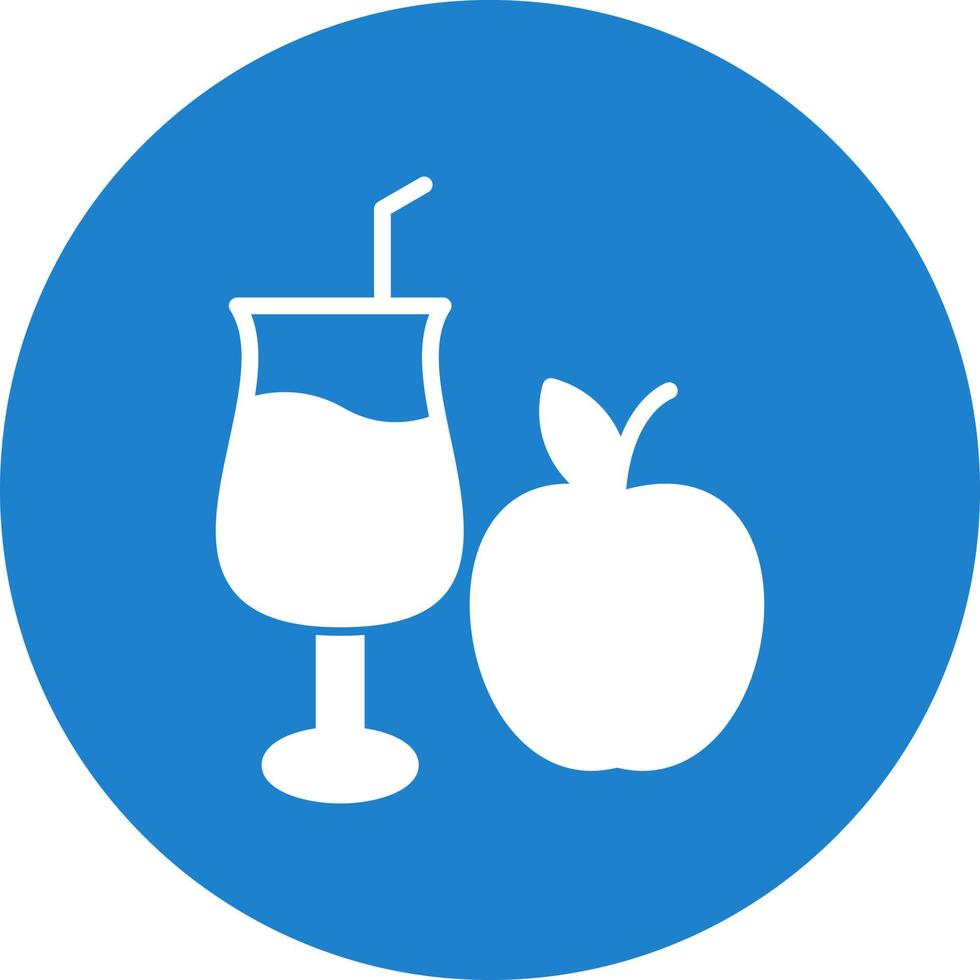 Apple Juice Vector Icon Design