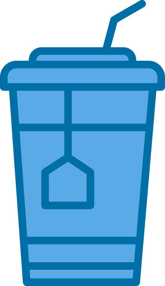 Ice Tea Vector Icon Design