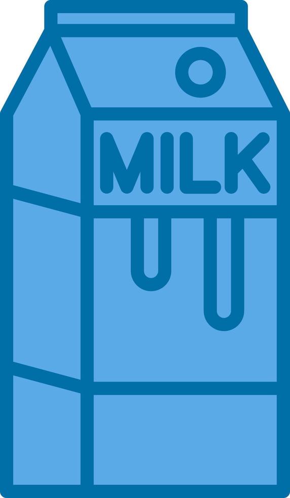 Milk Box Vector Icon Design