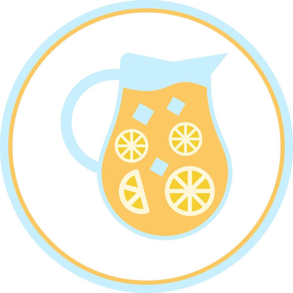 Lemonade Jug Vector Icon Design