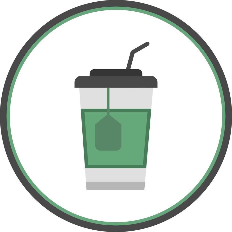 Ice Tea Vector Icon Design