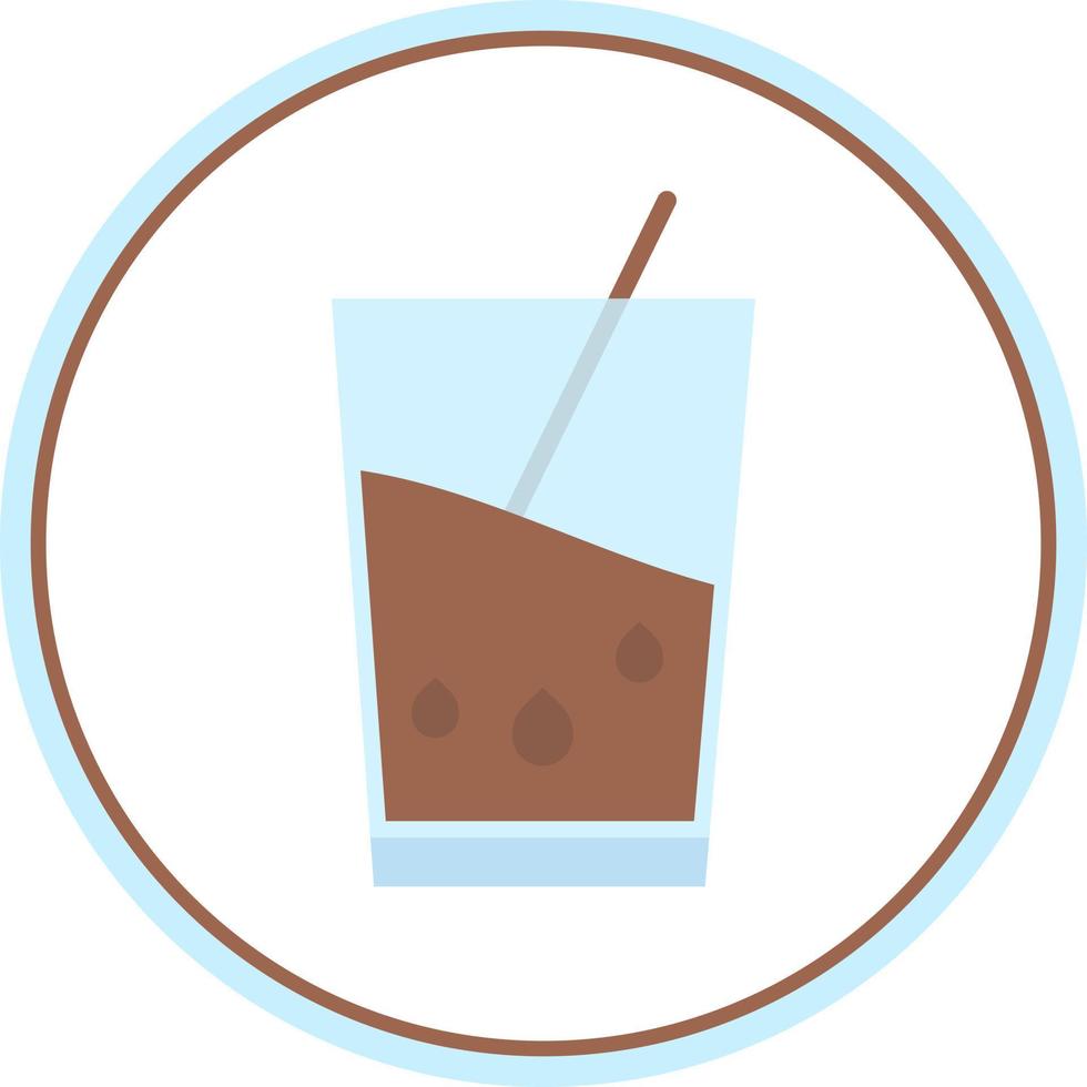 diseño de icono de vector de leche de chocolate