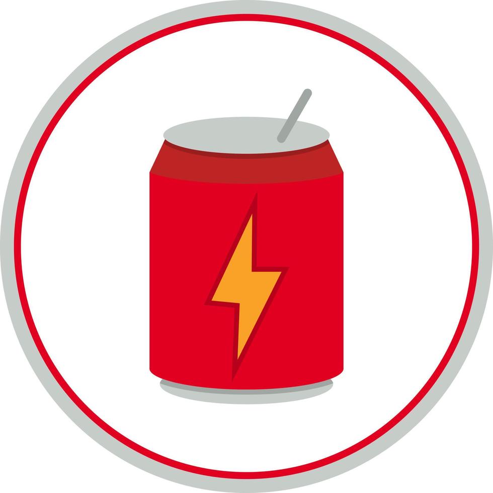 Energy Drink Vector Icon Design