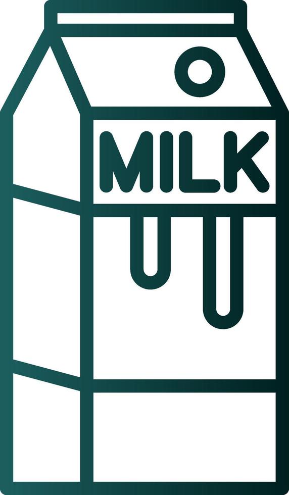Milk Box Vector Icon Design