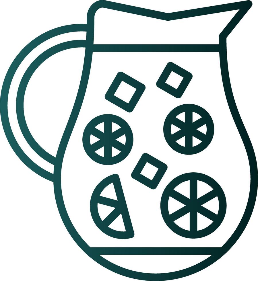 Lemonade Jug Vector Icon Design