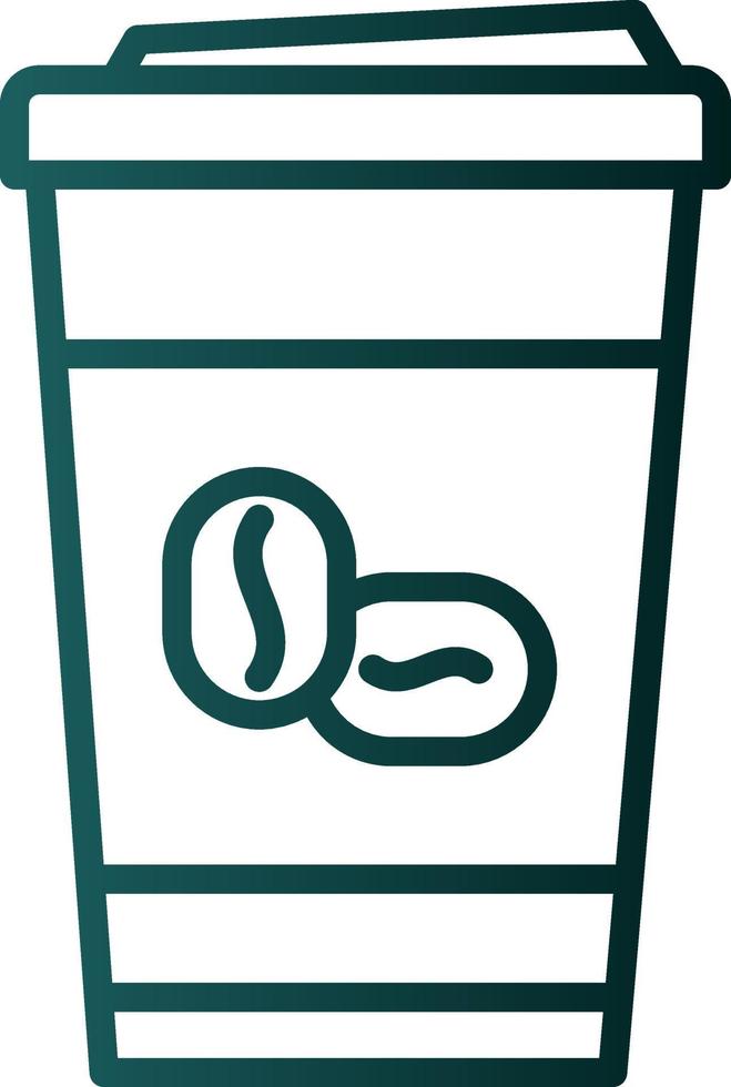 Coffee Cup Vector Icon Design