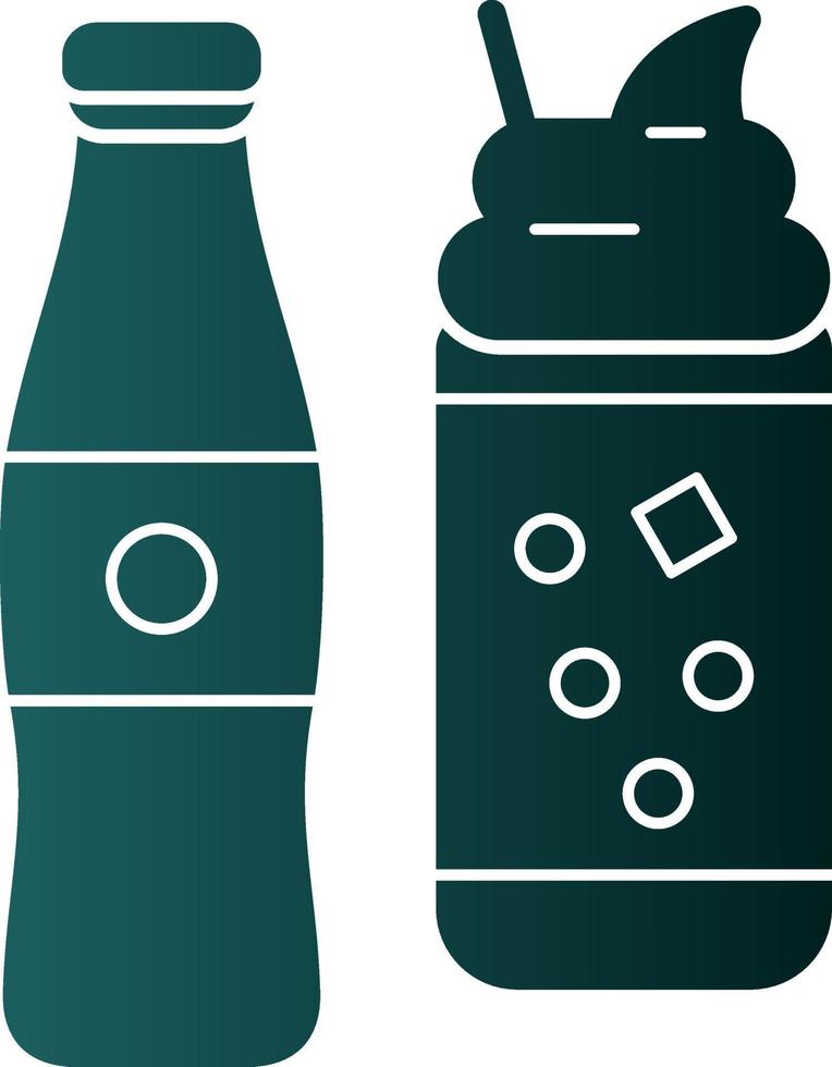 Cream Soda Vector Icon Design