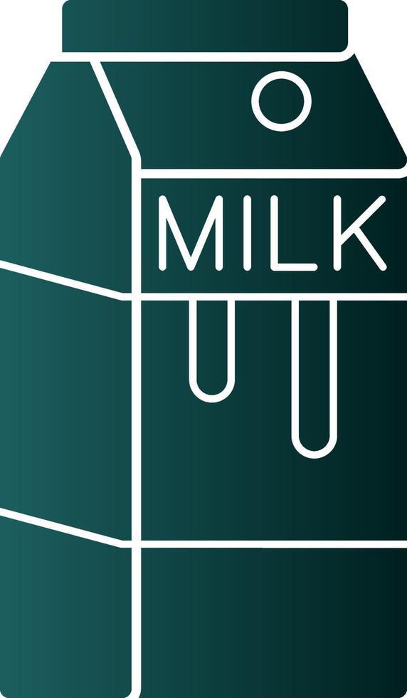 Milk Box Vector Icon Design