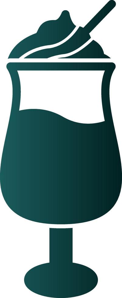 Latte Macchiato Vector Icon Design