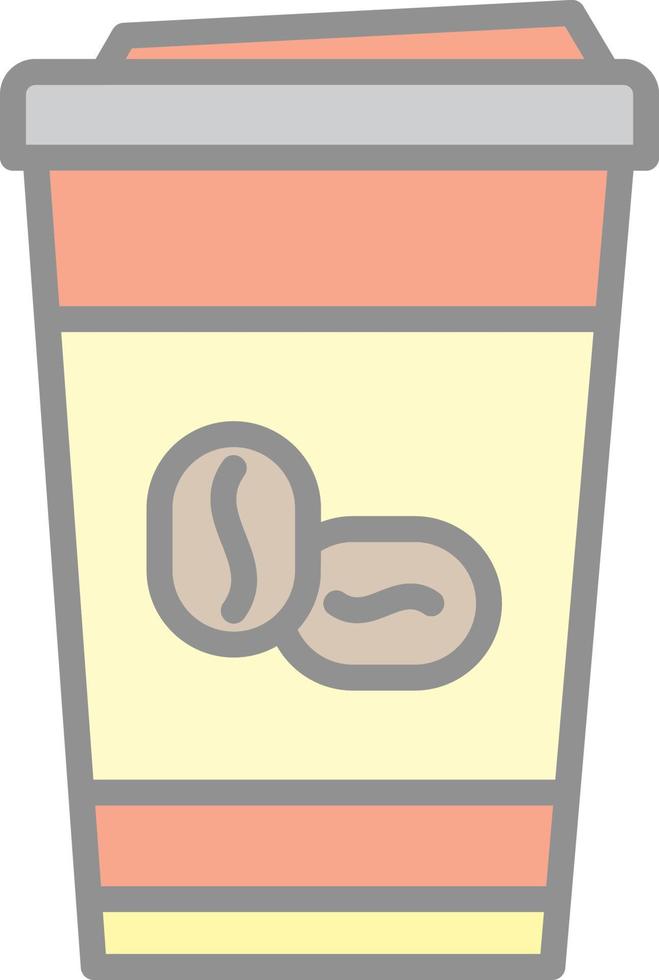 Coffee Cup Vector Icon Design