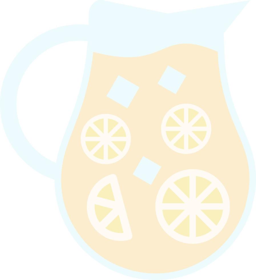 diseño de icono de vector de jarra de limonada