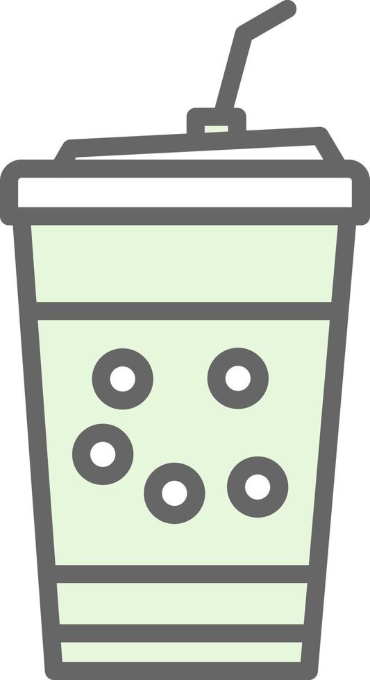 Bubble Tea Vector Icon Design