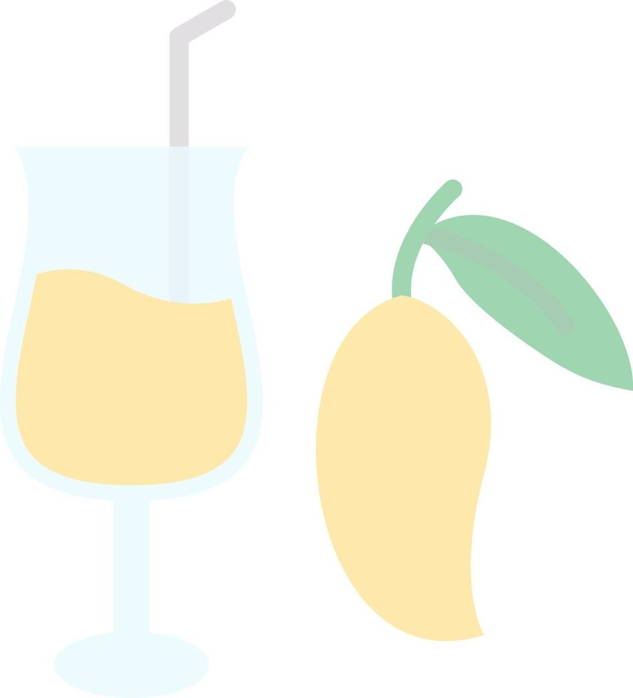 Mango Juice Vector Icon Design