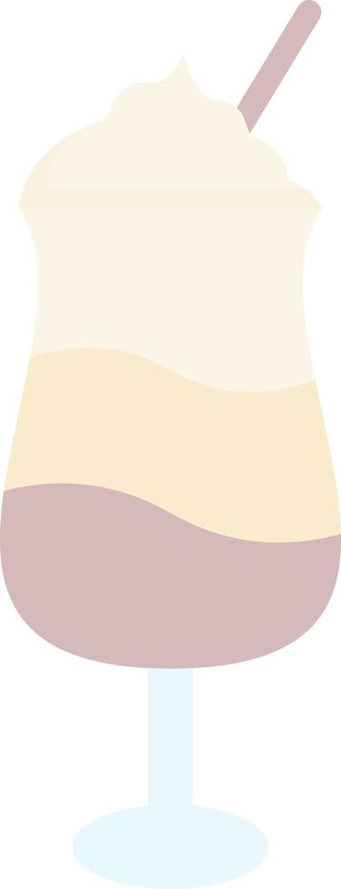 Latte Macchiato Vector Icon Design