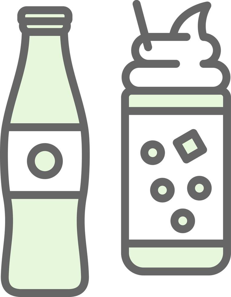 Cream Soda Vector Icon Design