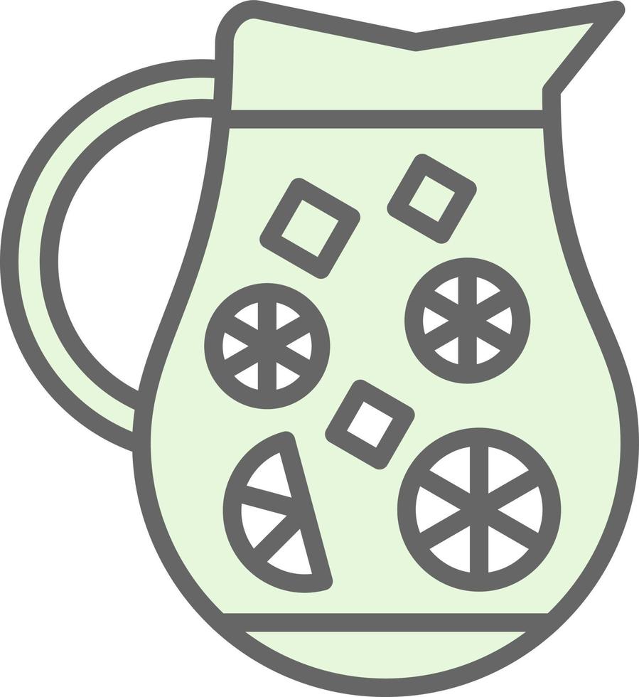 Lemonade Jug Vector Icon Design