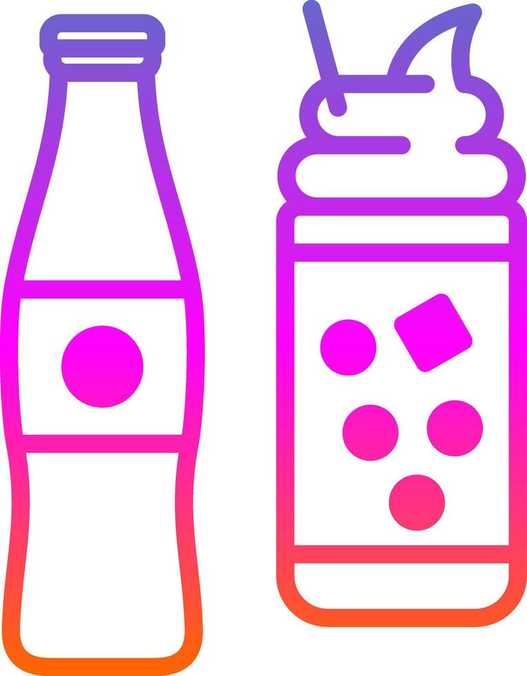 Cream Soda Vector Icon Design